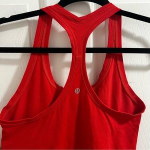 Lululemon original cool racerback in alarm red